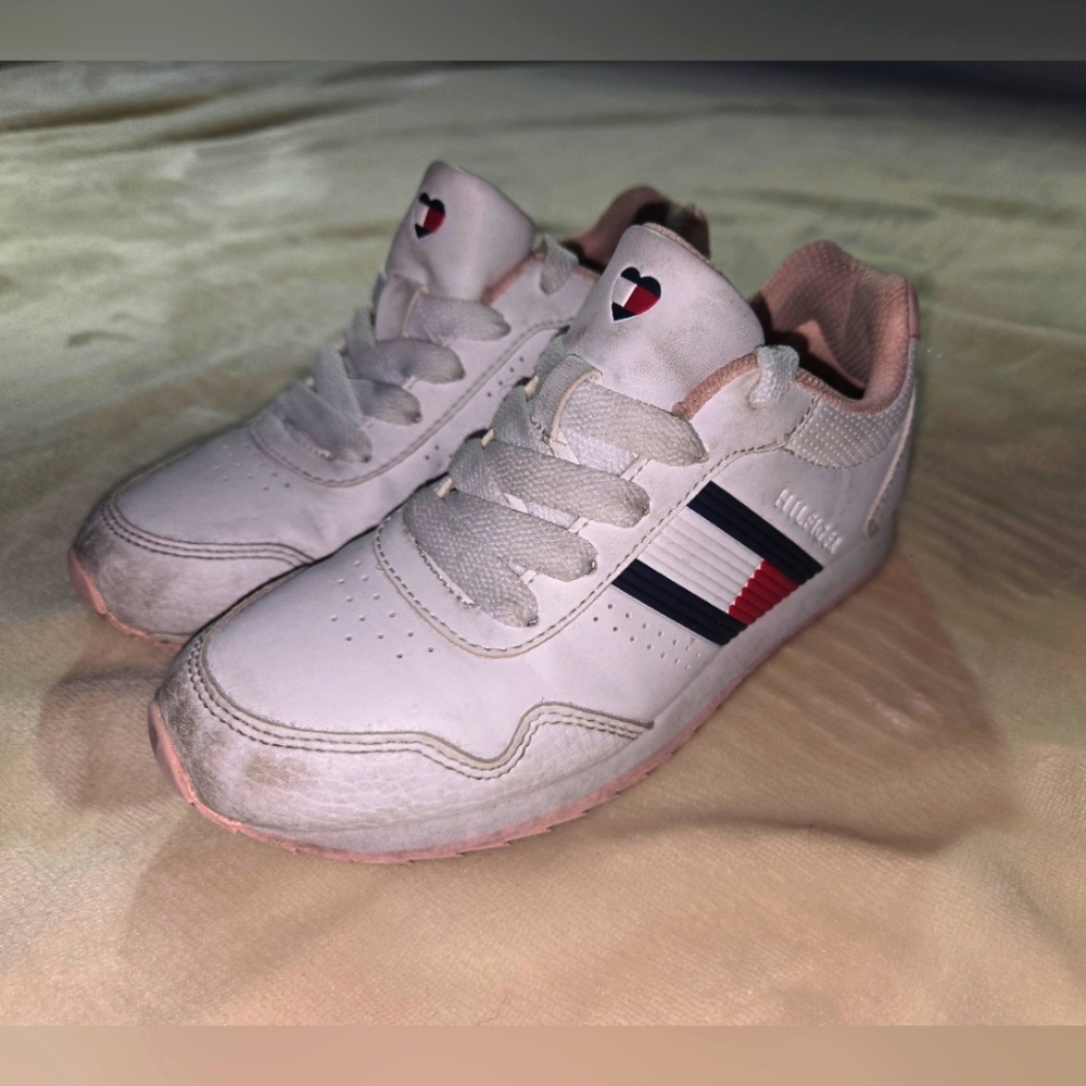Tommy Hilfiger Kids White Sneakers